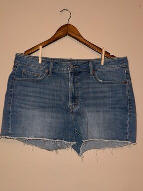Old Navy Distressed Blue Denim Cutoff Shorts